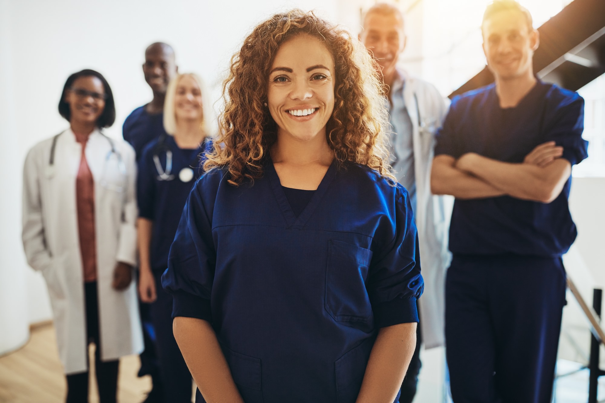 Medical worker stock image 